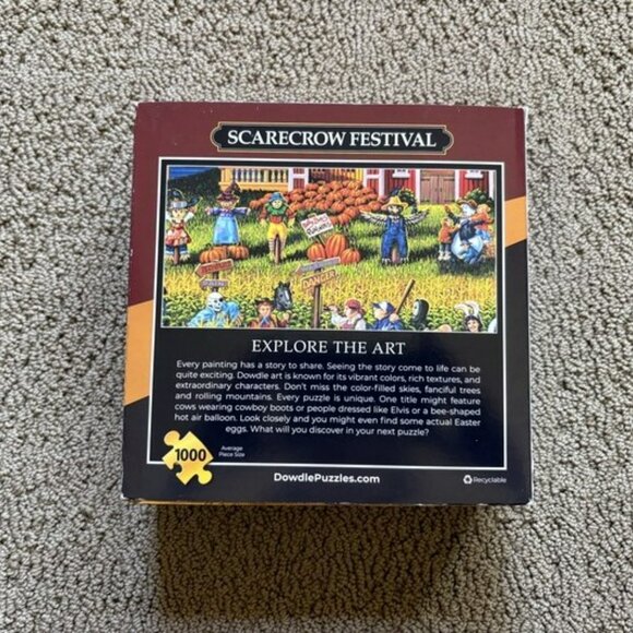 DOWDLE Puzzle, Scarecrow Festival, 1000 pieces - Picture 2 of 4